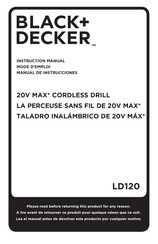 Black and Decker LD120VA Manual De Instrucciones