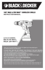 Black and Decker SSL20SB Manual De Instrucciones