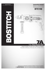 Bostitch BTE140 Manual De Instrucciones