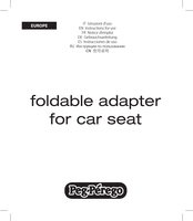 Peg-Perego Foldable Adapter For Car Seat Instrucciones De Uso