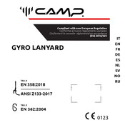 CAMP GYRO LANYARD TWIN 5 m + 4x2125 Manual Del Usuario