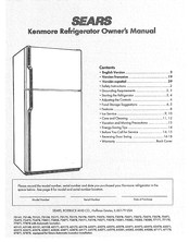 Kenmore 73571 Manual Del Propietário