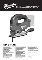 Milwaukee M18FJS-502X Manual Original