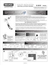 Helvex Vertika E-3010 Guia De Instalacion