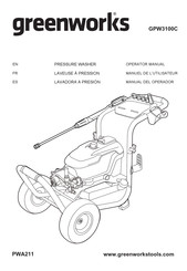 GreenWorks GPW3100C Manual Del Operador