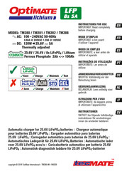 TecMate OptiMate Lithium TM280 Modo De Empleo