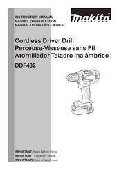 Makita DDF482R Manual De Instrucciones