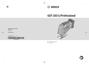 Bosch GST 183-LI Professional Manual Original