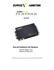 Ametek SURGEX AXESS Ready FLATPAK SA-82-AR Guía De Instalación Del Hardware