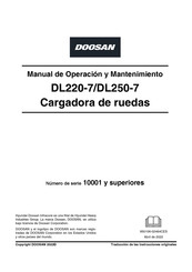 Doosan DL250-7 Manual De Operación Y Mantenimiento