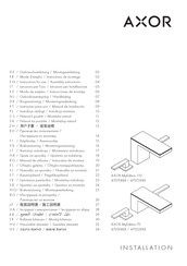 Axor MyEdition 110 47072 Serie Modo De Empleo/Instrucciones De Montaje