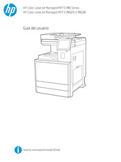 HP Color LaserJet Managed MFP E78528 Guia Del Usuario