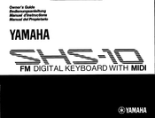 Yamaha SHS-10 Manual Del Propietário