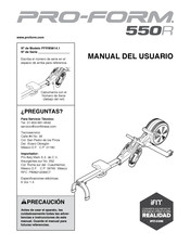 Pro-Form 550R Manual Del Usuario