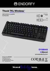 ENDORFY Thock TKL Wireless NO Manual Del Usuario