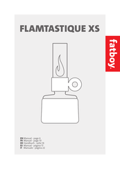 fatboy FLAMTASTIQUE XS Manual