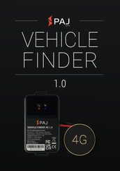 PAJ GPS VEHICLE FINDER 1.0 4G Manual Del Usuario