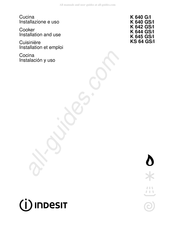 Indesit K 640 GS/I Instrucciones Para La Instalación Y Uso