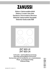 Zanussi ZKT 623 LX Instrucciones De Instalación, Uso Y Mantenimiento