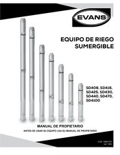 Evans SD408 Manual Del Propietário