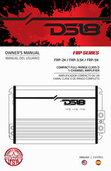 DS18 FRP-3.5K Manual Del Usuario