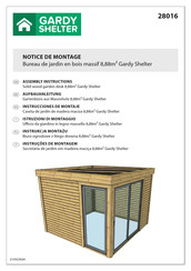 GARDY SHELTER 28016 Instrucciones De Montaje