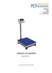 PCE Instruments PCE-SD 2000 Manual De Usuario