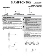 Hampton Bay KZA1501LX-01 Guía De Uso Y Mantenimiento
