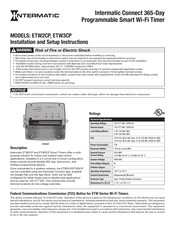 Intermatic ETW2CP Instrucciones De Configuración