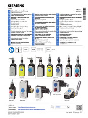 Siemens SIRIUS 3SE7310 Serie Instructivo