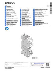 Siemens SIRIUS 3RA2150-4 A3 -0 Instructivo