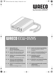 Dometic GROUP WAECO ECW-012VS Instrucciones De Montaje Y De Uso