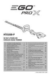 EGO PRO X HTX5300-P Manual Del Usuario