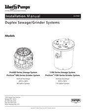 Liberty Pumps 1100 Serie Manual De Instalación