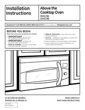 Ge PVM1790 Instrucciones De Instalación