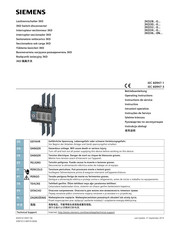 Siemens 3KD30 -0 Serie Instructivo