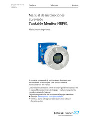 Endress+Hauser Tankside Monitor NRF81 Manual De Instrucciones Abreviado