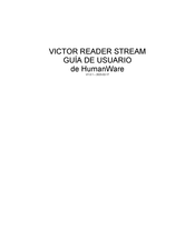 Humanware VICTOR READER STREAM Guía De Usuario