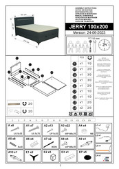 Furnika JERRY 100x200 Manual De Montaje