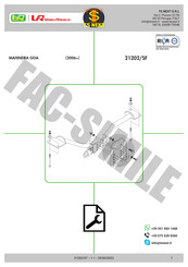 UMBRA RIMORCHI 21202/SF Manual Del Usuario