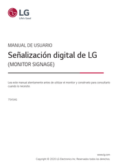 LG 75XS4GB Manual De Usuario