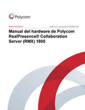 Polycom RealPresence Collaboration Server 1800 Manual Del Hardware