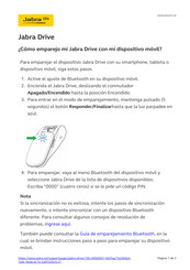 Jabra DRIVE Guia De Inicio Rapido