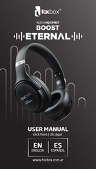 foxbox AUDIO HQ SPIRIT BOOST ETERNAL Manual Del Usuario