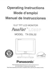 Panasonic PanaFlat LC50P Manual De Instrucciones