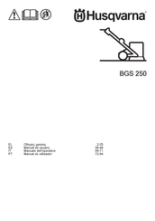 Husqvarna BGS 250 Manual De Usuario