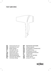 SOLAC FAST 2200 IONIC Instrucciones De Uso