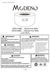 MODENO OFG132NG Manual De Instrucciones