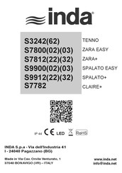 inda ZARA EASY S7803 Manual Del Usuario