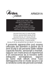 ARDES medicura ARM281A Folleto De Instrucciones